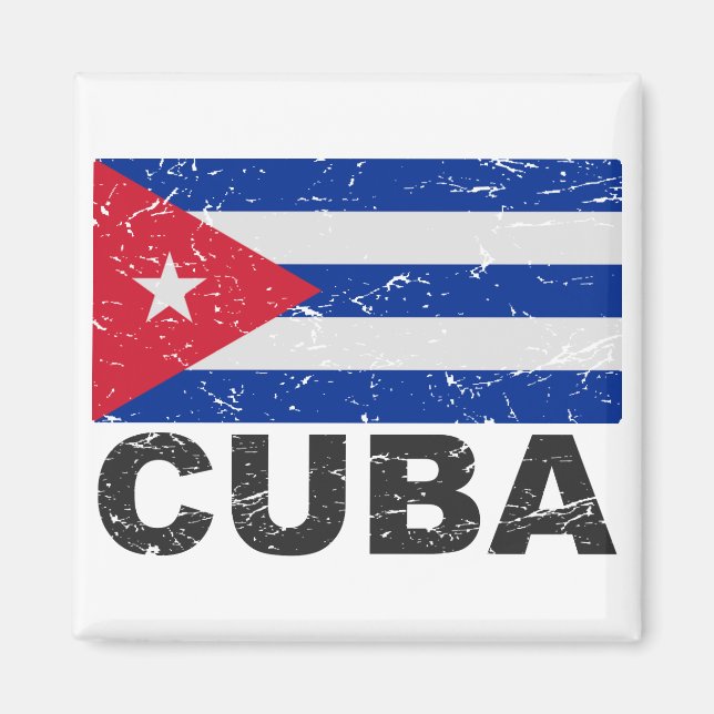 Imán Bandera de época de Cuba (Frente)