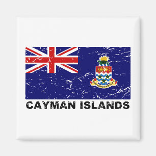 Imán Bandera de época de las Islas Caimán