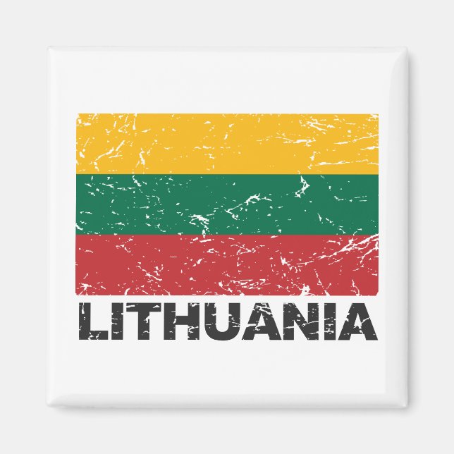 Imán Bandera de época de Lituania (Frente)