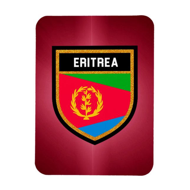 Imán Bandera de Eritrea (Vertical)