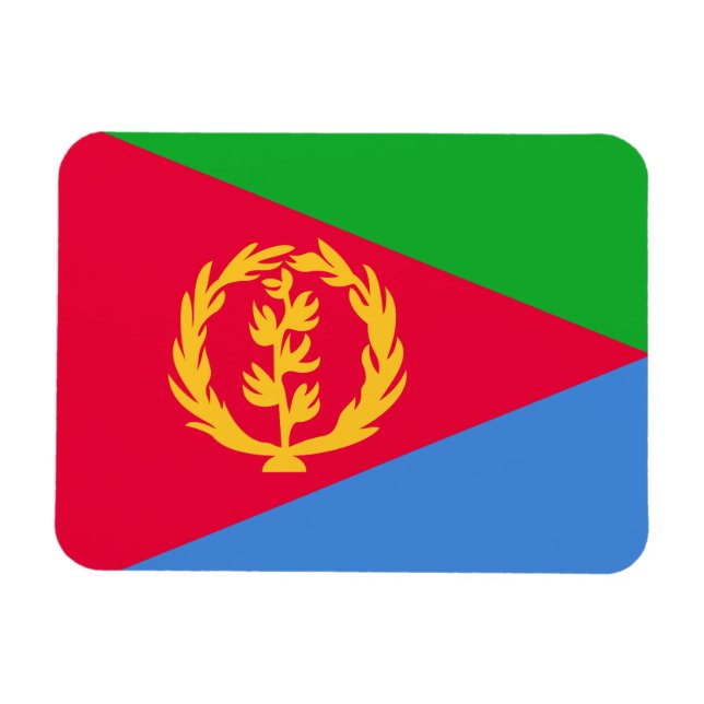 Imán Bandera de Eritrea (Horizontal)