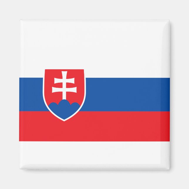 Imán Bandera de Eslovaquia (Frente)