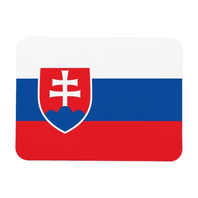 Imán Bandera de Eslovaquia (Horizontal)