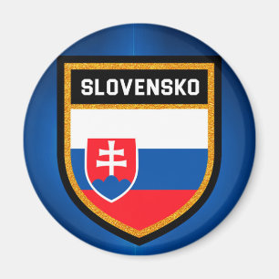 Imán Bandera de Eslovaquia