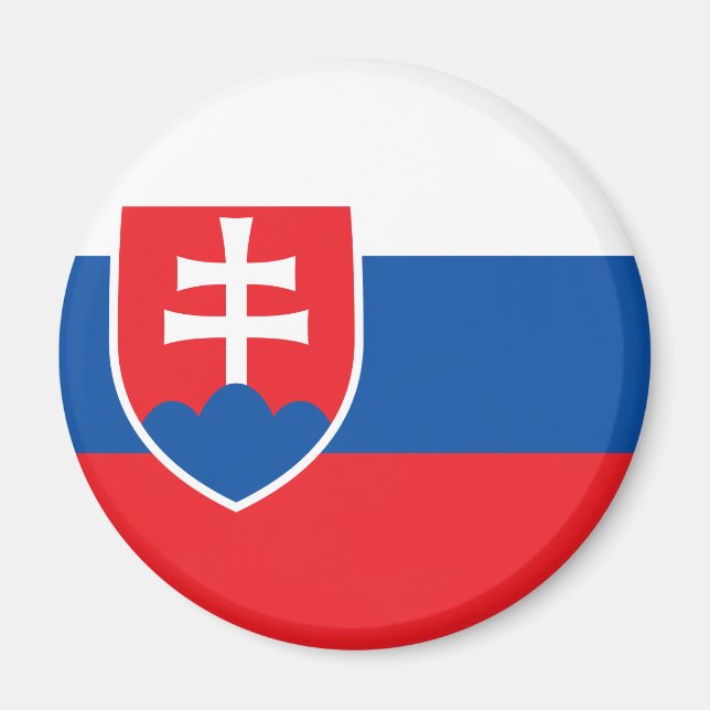 Imán Bandera de Eslovaquia (Frente)