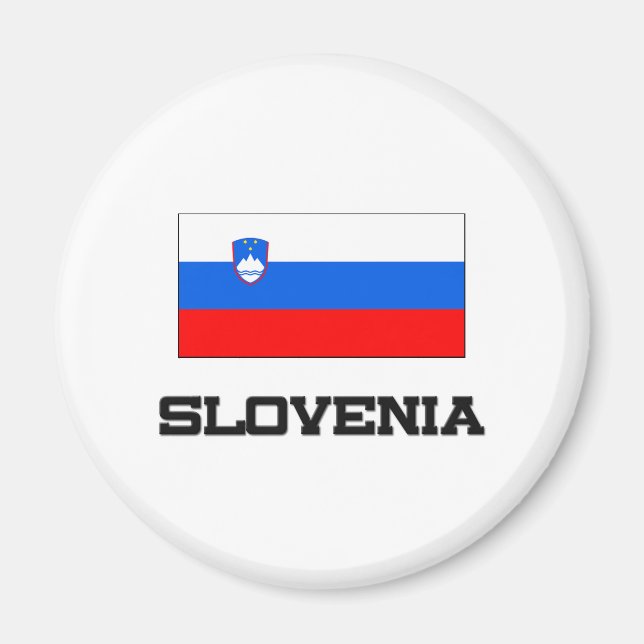 Imán Bandera de Eslovenia (Frente)