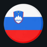 Imán Bandera de Eslovenia<br><div class="desc">Bandera de Eslovenia</div>