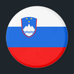 Imán Bandera de Eslovenia<br><div class="desc">Bandera de Eslovenia</div>