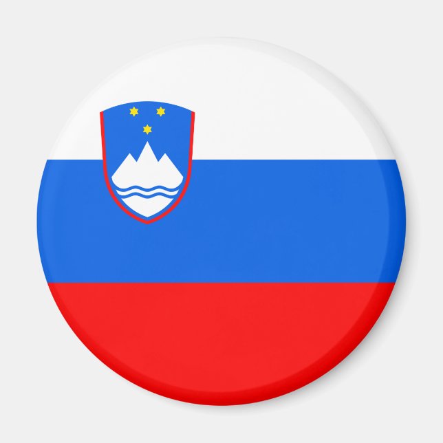 Imán Bandera de Eslovenia (Frente)
