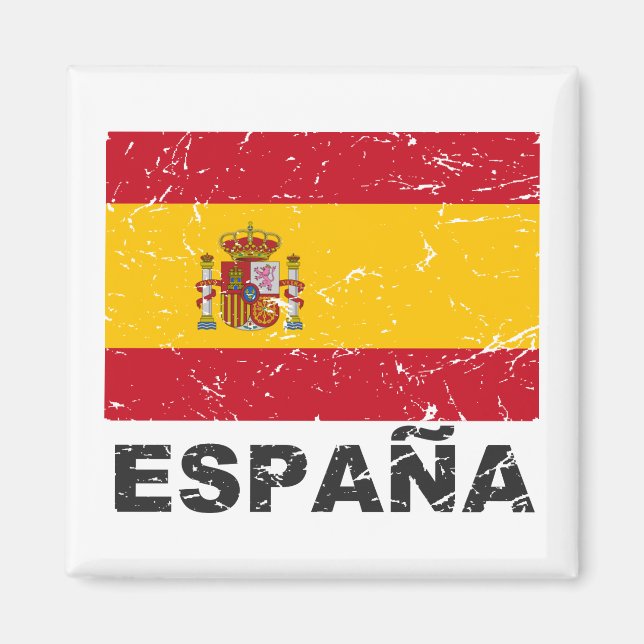 Imán Bandera de España de época (Frente)
