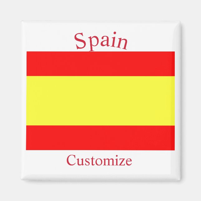 Imán Bandera de España Thunder_Cove (Frente)