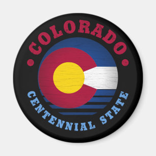 IMÁN BANDERA DE ESTADO CENTENINAL DE COLORADO