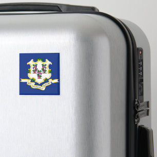 Imán Bandera de estado de Connecticut