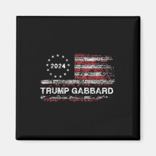 Imán Bandera de Estados Unidos 2024 en Gabbard, eleccio