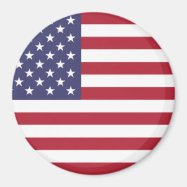 Imán Bandera de Estados Unidos blanco rojo y azul