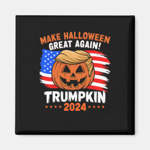 Imán Bandera De Estados Unidos Trumpkin 2024 Halloween 