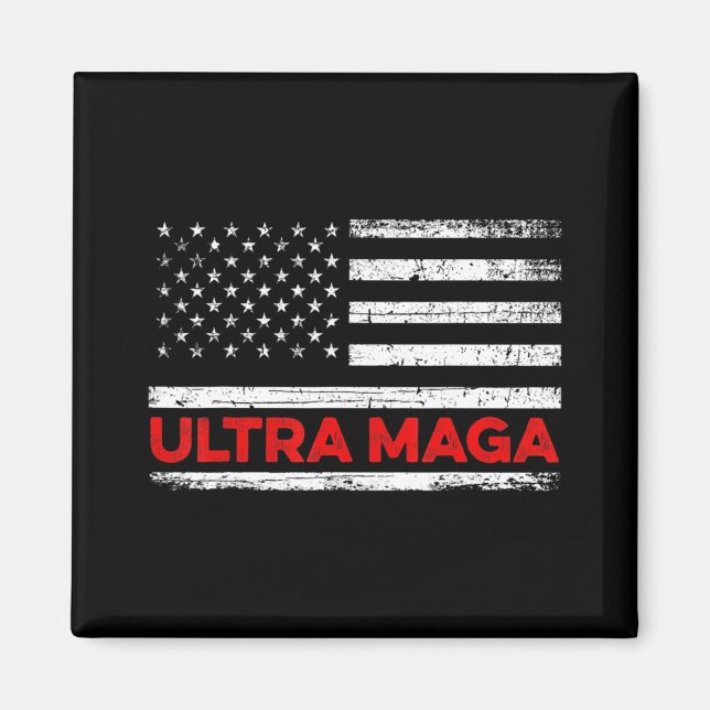 Imán Bandera de Estados Unidos Ultra Maga (Frente)