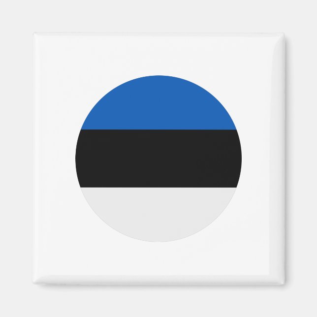 Imán Bandera de Estonia (Frente)
