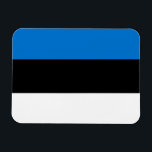 Imán Bandera de Estonia<br><div class="desc">Bandera patriótica de Estonia.</div>