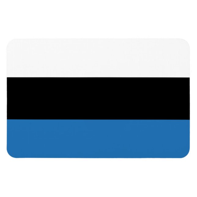 Imán Bandera de Estonia (Horizontal)