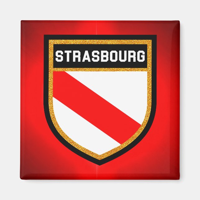 Imán Bandera de Estrasburgo (Frente)