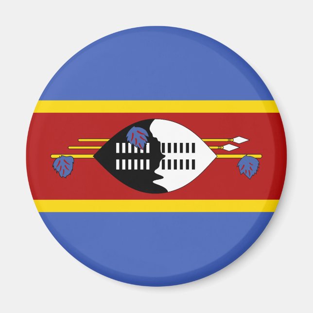 Imán Bandera de Eswatini (Frente)
