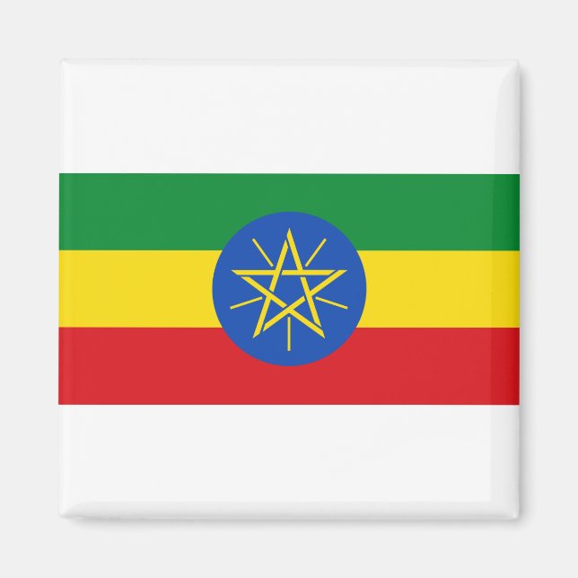 Imán Bandera de Etiopía (Frente)