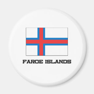 Imán Bandera de Faroe Island