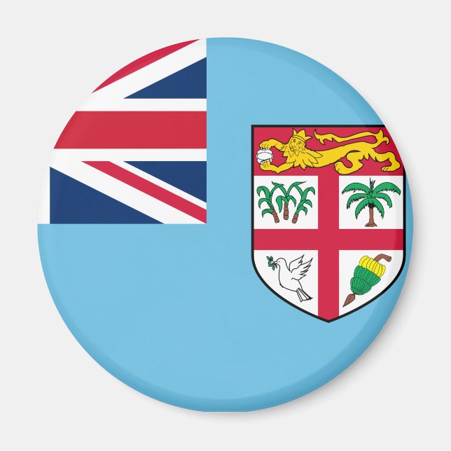 Imán Bandera de Fiji (Frente)