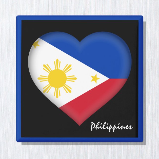 Imán Bandera de Filipinas y vacaciones/deportes en el c (Subido por el creador)