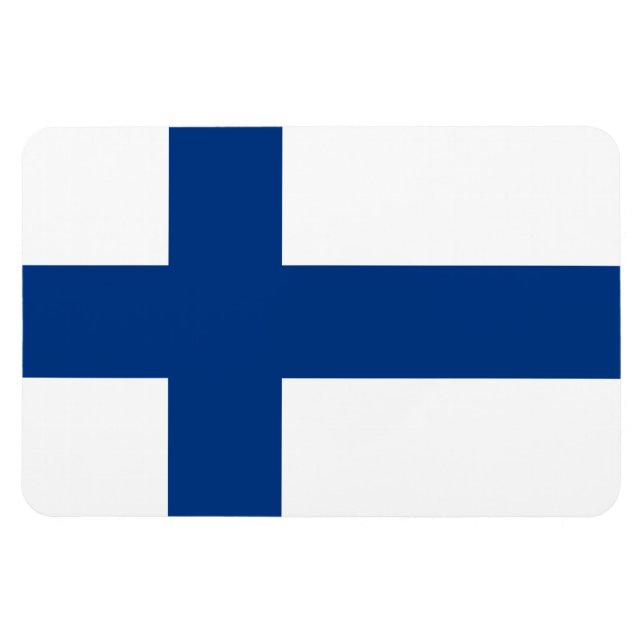 Imán Bandera de Finlandia (Horizontal)