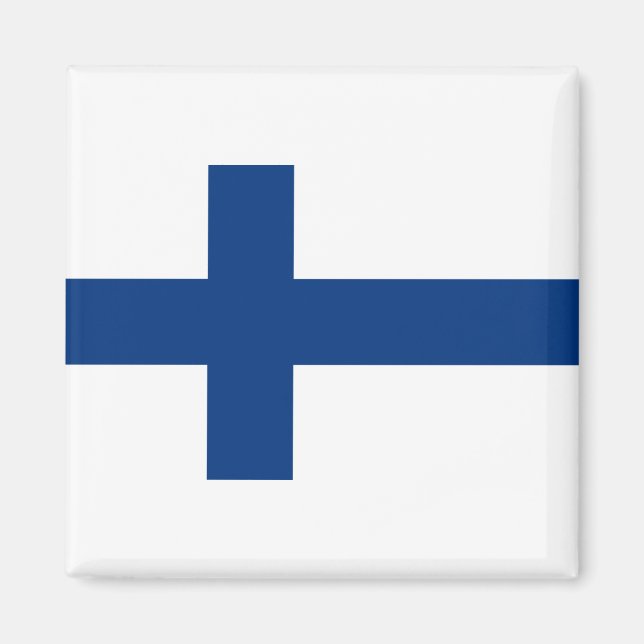 Imán Bandera de Finlandia (Frente)