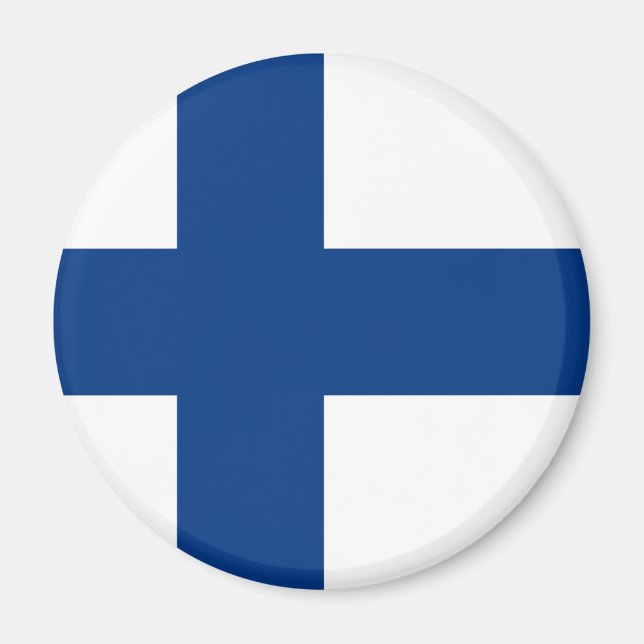 Imán Bandera de Finlandia (Frente)