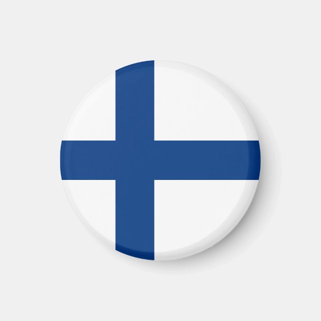 Imán Bandera de Finlandia (Frente)
