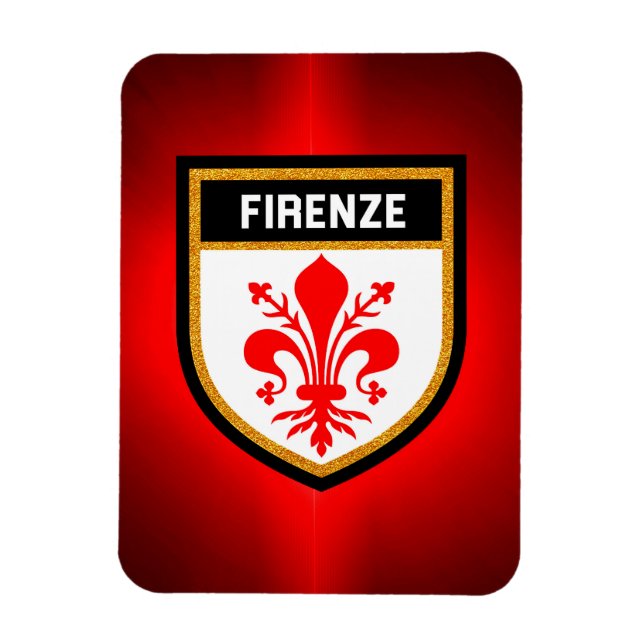 Imán Bandera de Firenze (Vertical)