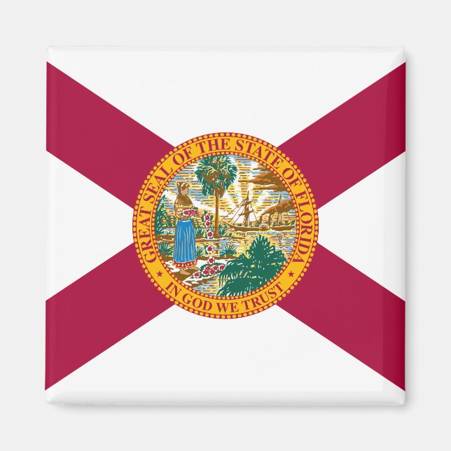 Imán Bandera de Florida (Frente)
