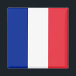 Imán Bandera de Francia<br><div class="desc">La bandera francesa es una tricolor vertical. Los colores utilizados en la bandera son azul, rojo, blanco. La proporción de la bandera francesa es de 2:3. La bandera de Francia fue adoptada en 1830. El primer uso del diseño actual de la bandera fue en 1794. El último cambio en el...</div>
