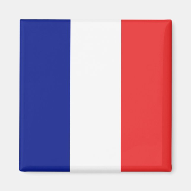 Imán Bandera de Francia Tricolore Francés (Frente)