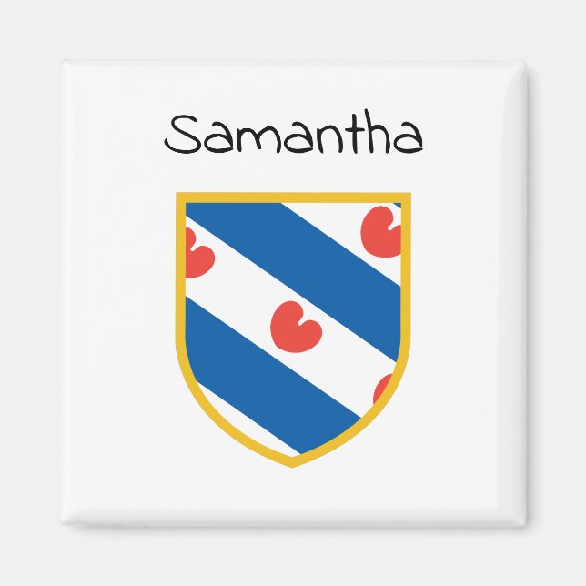 Imán Bandera de Friesland (Frente)