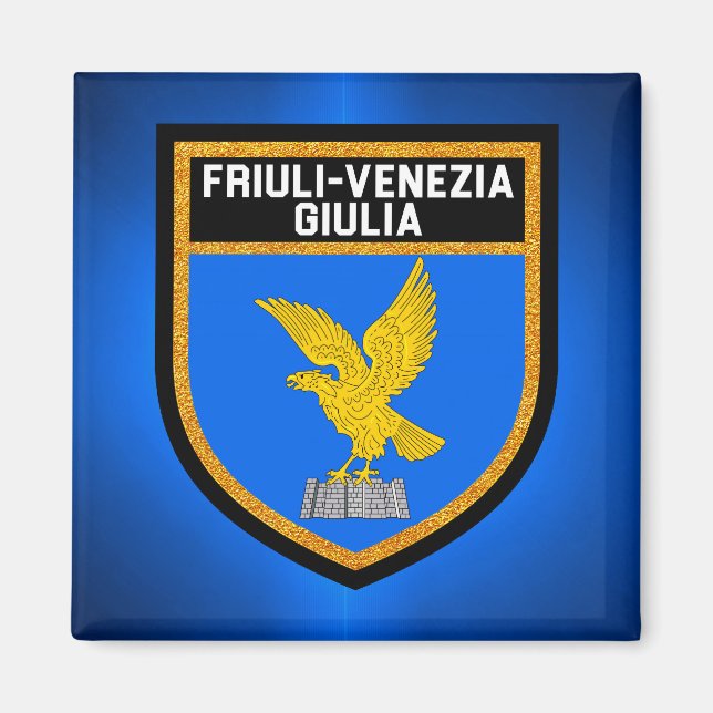Imán Bandera de Friuli-Venezia Giulia (Frente)