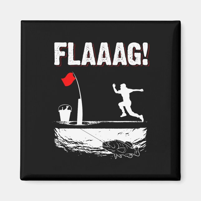 Imán Bandera de funcionamiento para Ice Fishing Tip Up  (Frente)