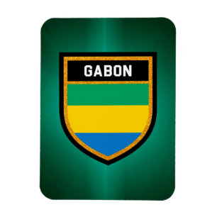Imán Bandera de Gabón
