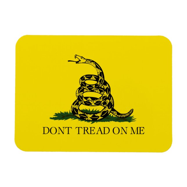 Imán Bandera de Gadsden (Horizontal)