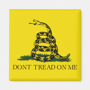 Imán Bandera de Gadsden (No Pises Sobre Mí) (Bandera de