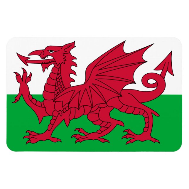 Imán Bandera de Gales (Horizontal)