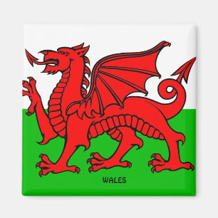 IMÁN BANDERA DE GALES / DRAGÓN
