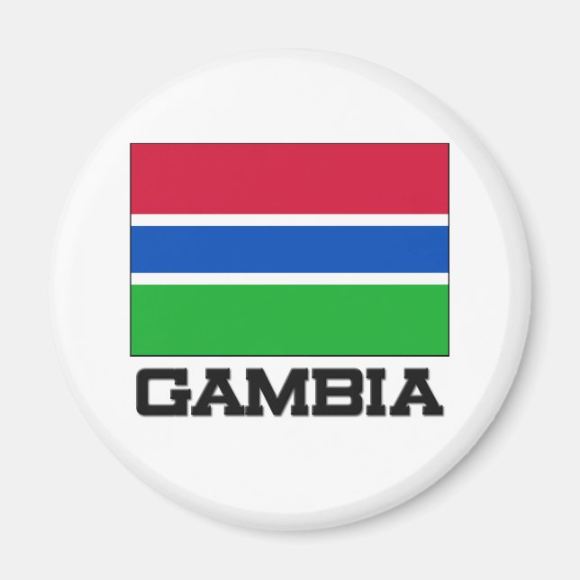 Imán Bandera de Gambia (Frente)