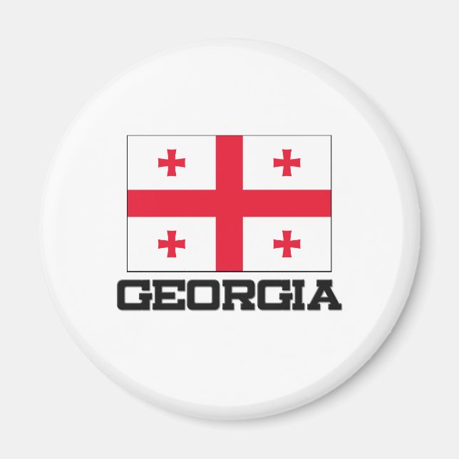 Imán Bandera de Georgia (Frente)