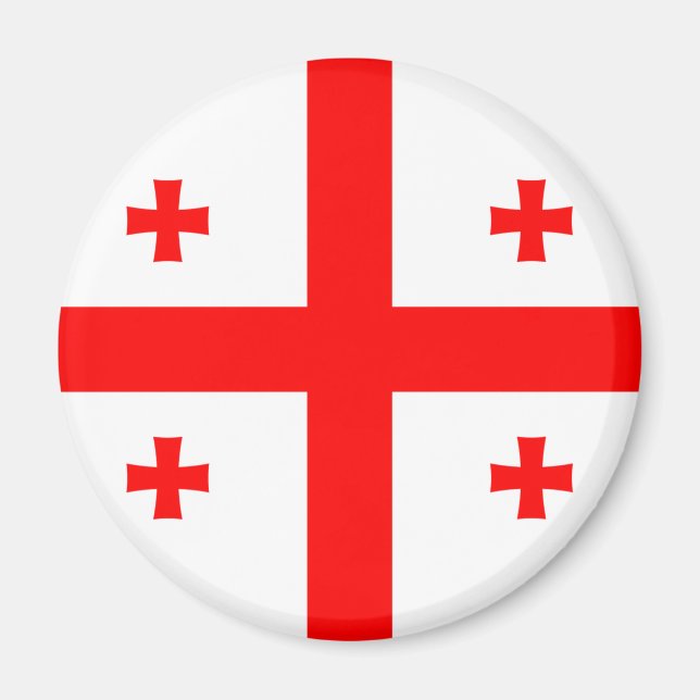 Imán Bandera de Georgia (Frente)