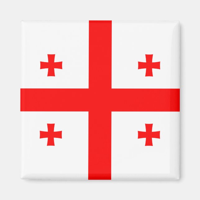 Imán Bandera de Georgia (Frente)